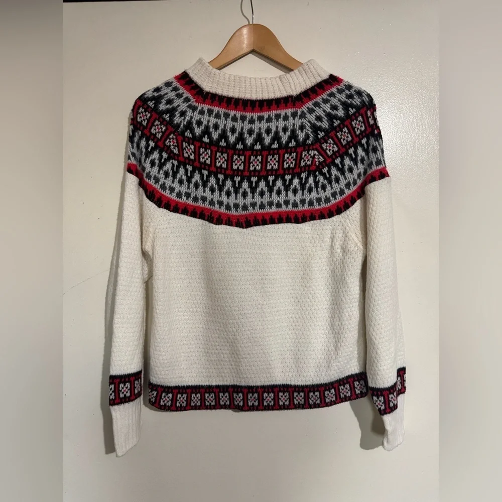 Robert Bruce Paul Mage Vintage Nordic Scandinavian Pattern Crewneck Sweater S